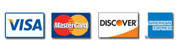 all major credit cards